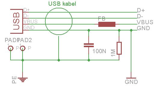 SDR - napájení pøes USB